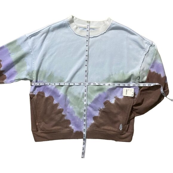 Free People Movement Ombre Metti Crew Phlox XS - Picture 8 of 8